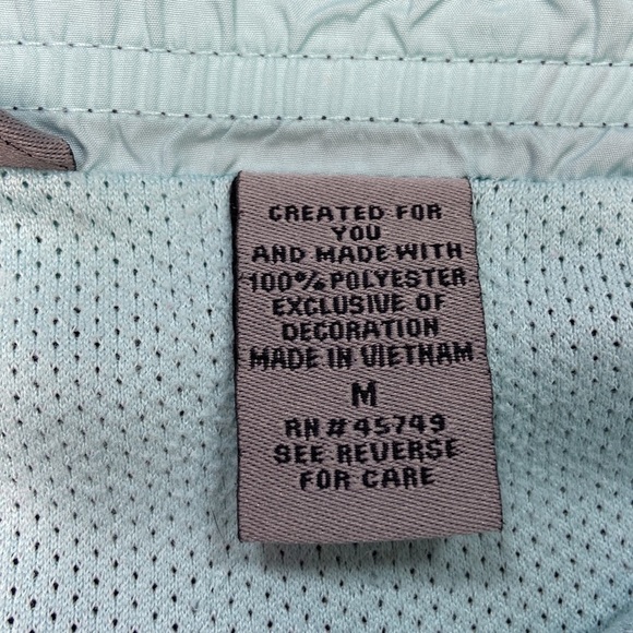 Oleg Cassini Sport 90’s Style Windbreaker Mesh Lined Athletic Blue Pants - Picture 7 of 8